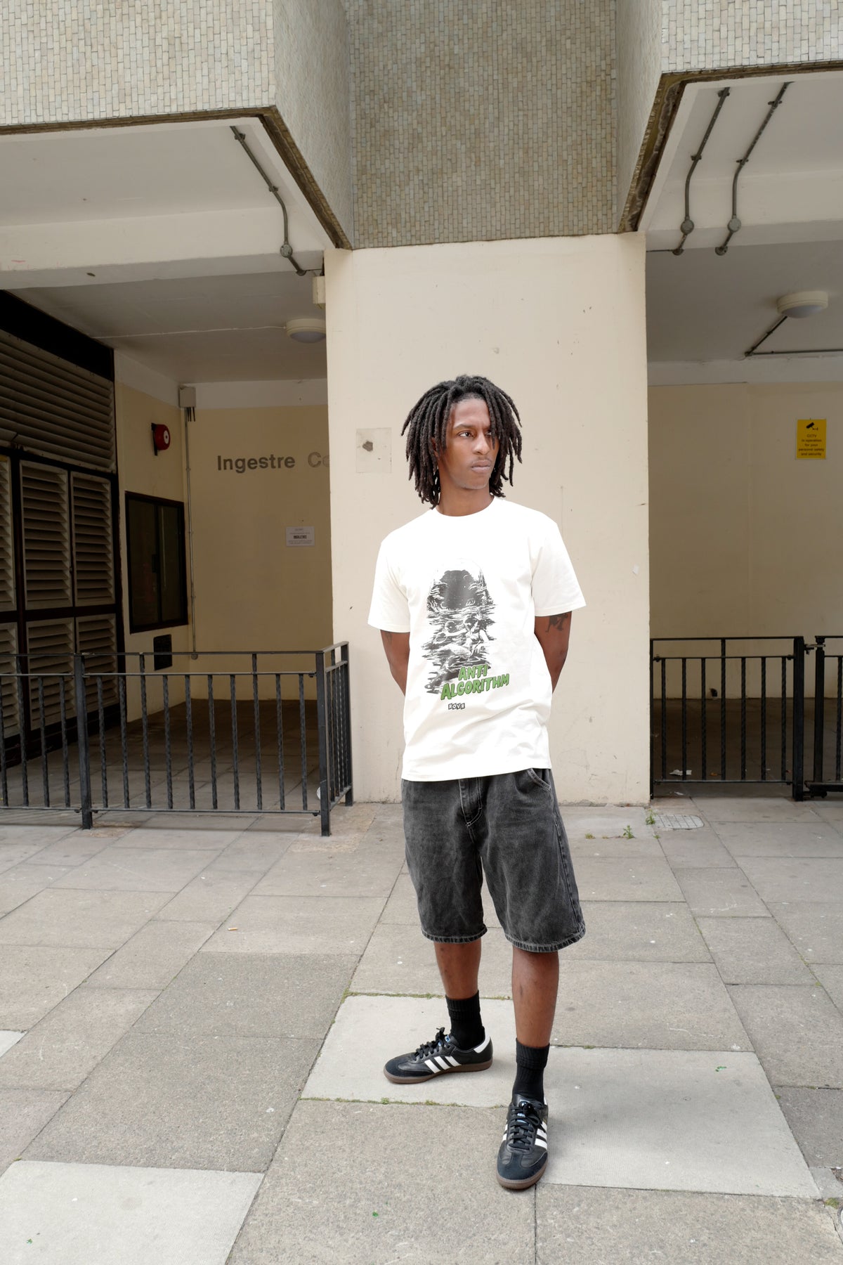 ROVR Anti Algorithm Creature T-Shirt (White / Green)