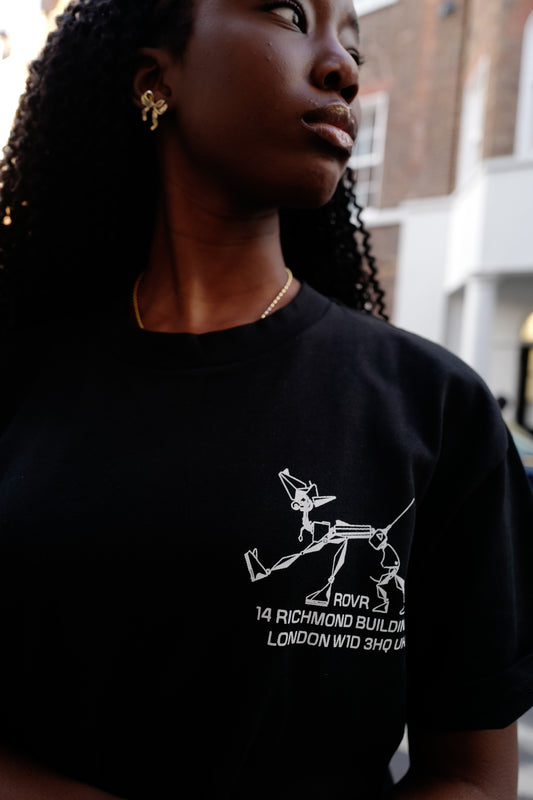 ROVR Robot Dog Tee Black