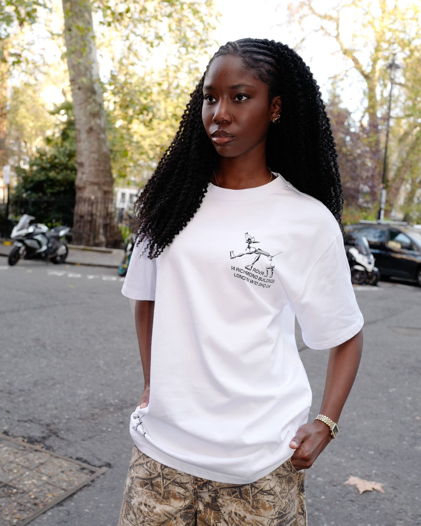 ROVR Robot Dog Tee - White