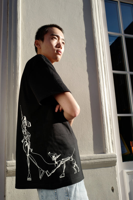 ROVR Robot Dog Tee Black