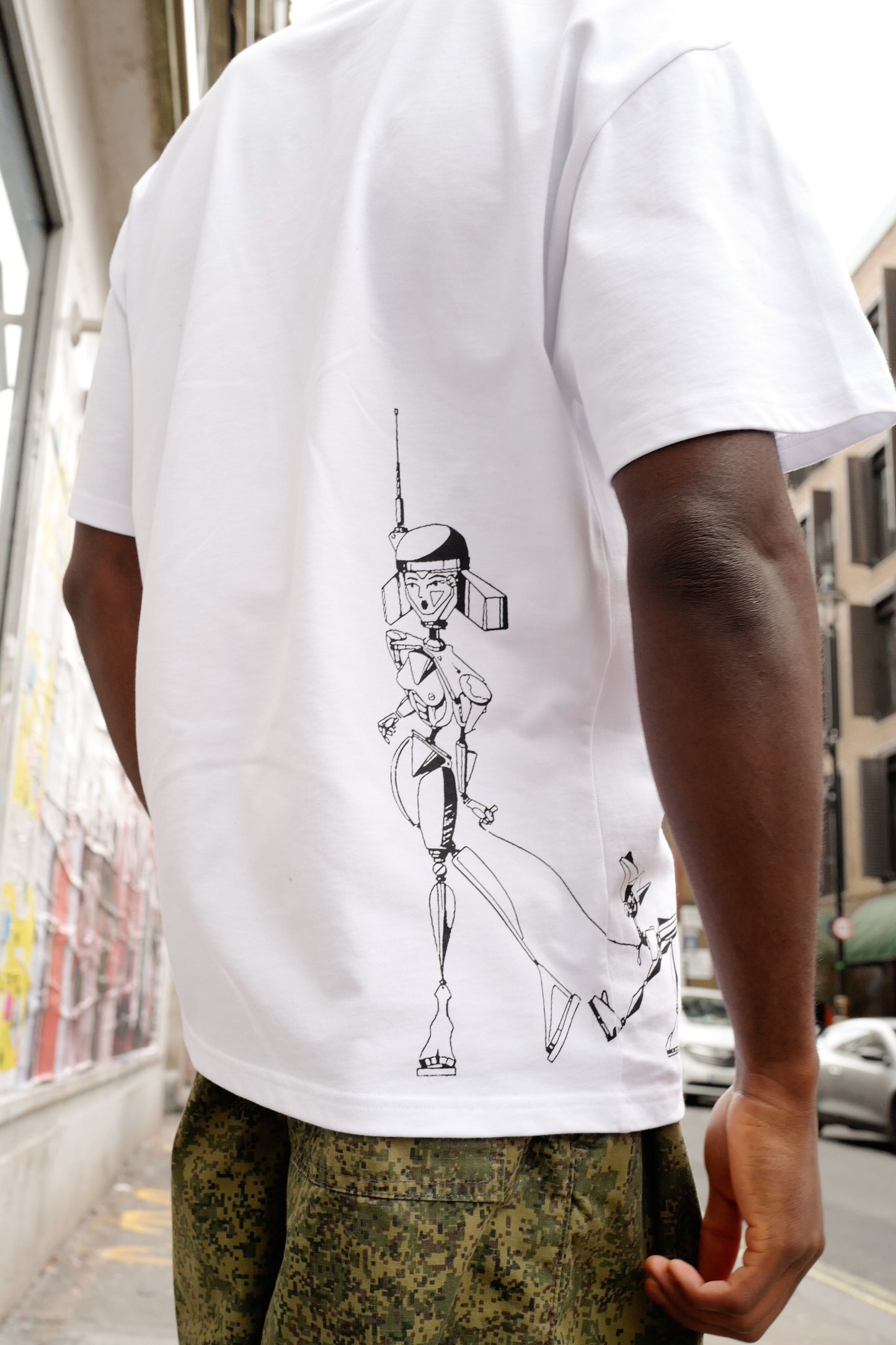 ROVR Robot Dog Tee - White